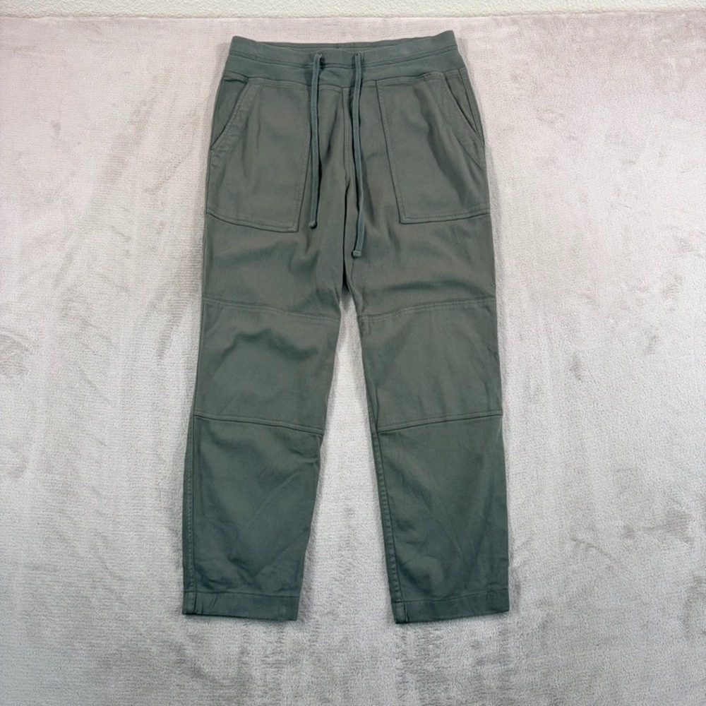 James Perse Soft Drape Utility Pants in Olive Pigment Women Small 1 NWOT $245